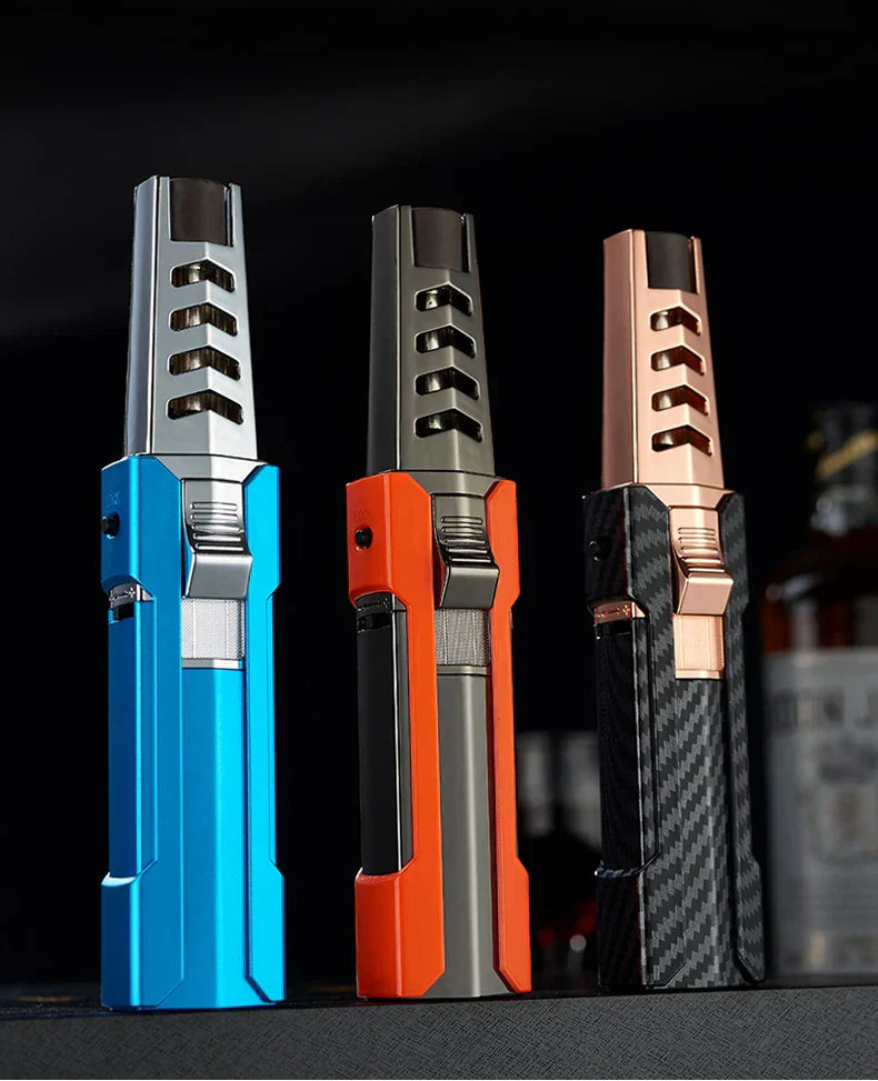 Rechargeable Blowtorch with High-Propulsion Flame