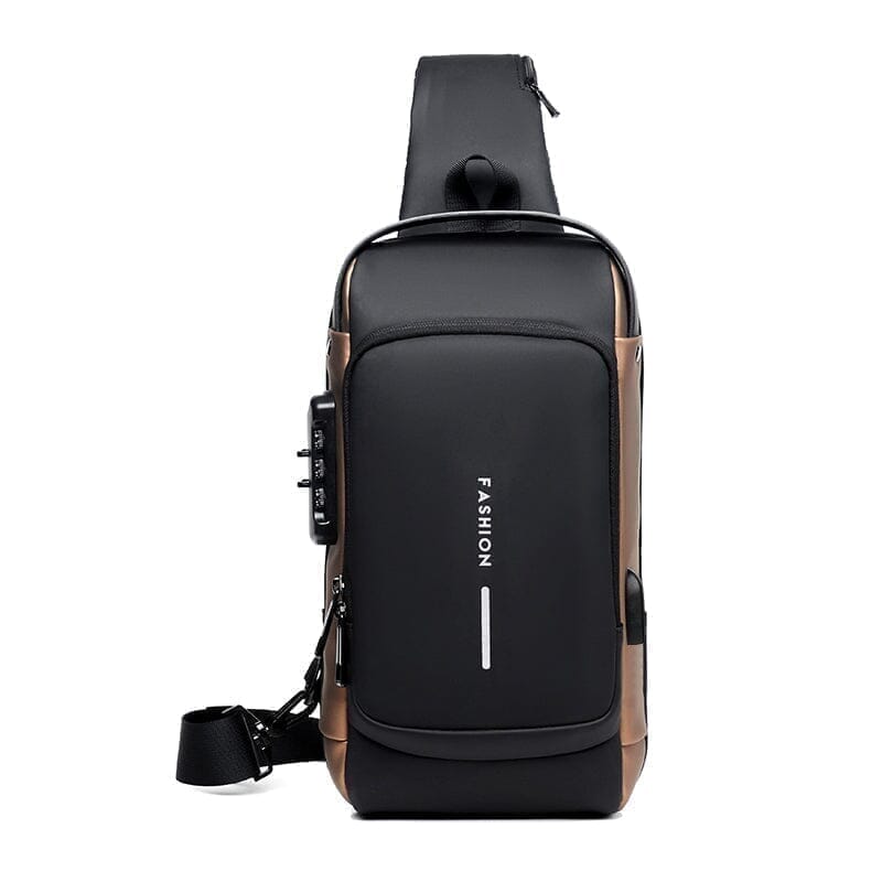 Anti-Theft Backpack with USB Lock Slim Bag
