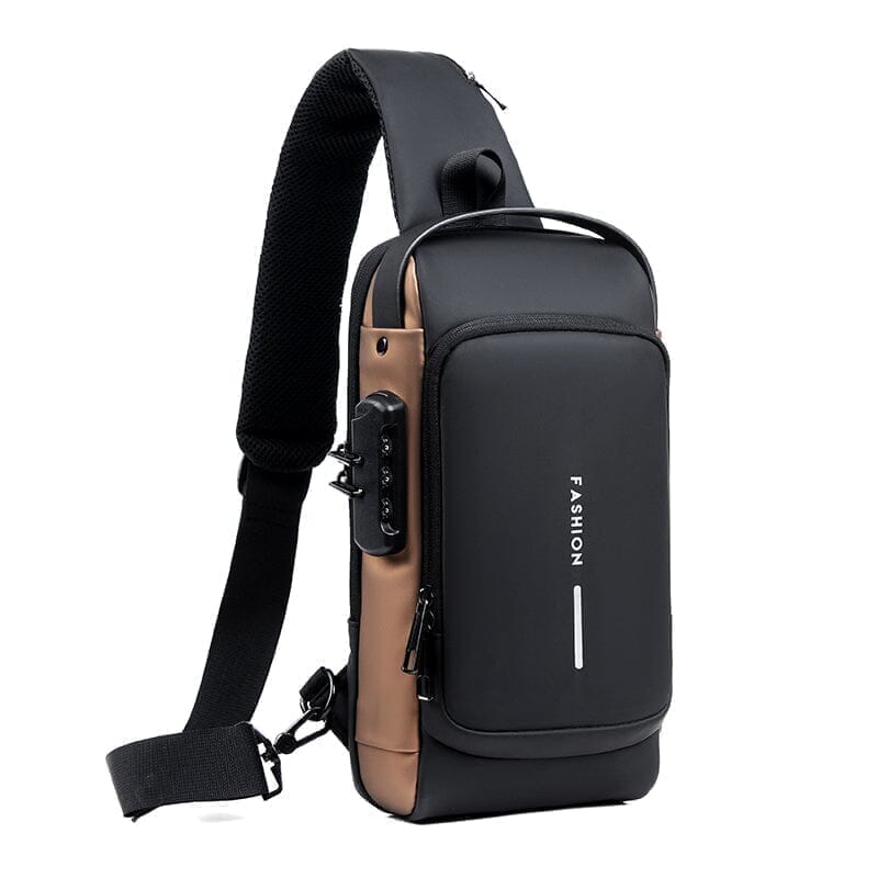 Anti-Theft Backpack with USB Lock Slim Bag