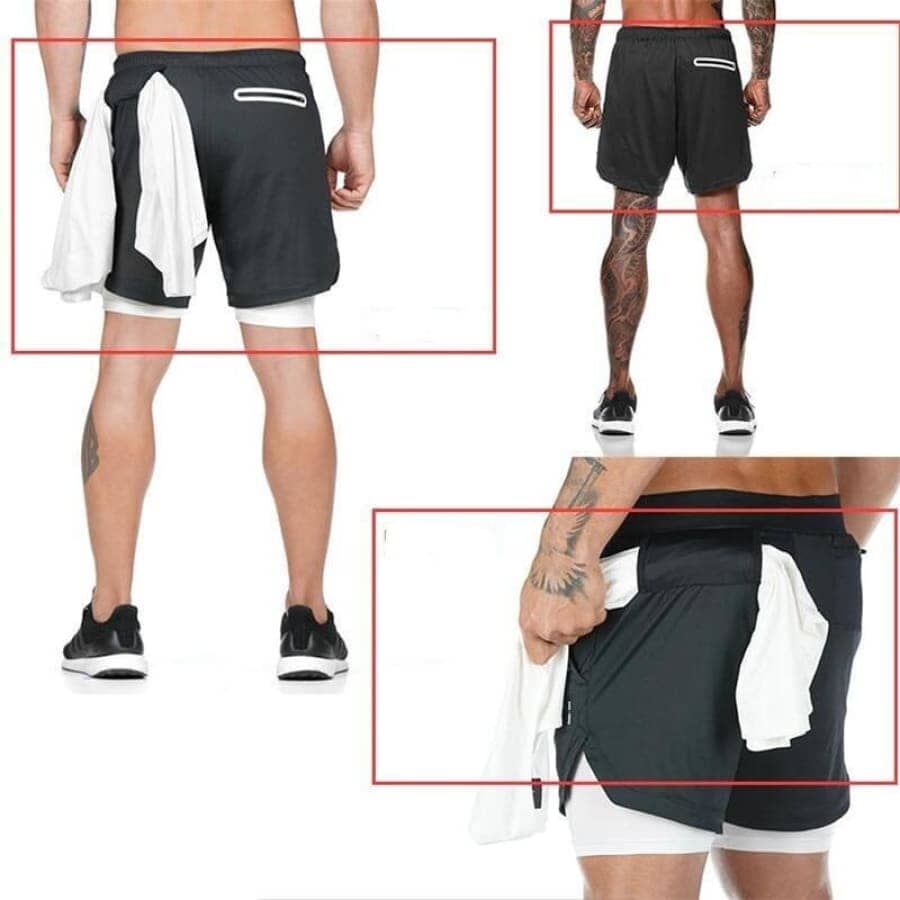 Shorts for Training 2 in 1 Sports Air Effect 673 Direct Offers