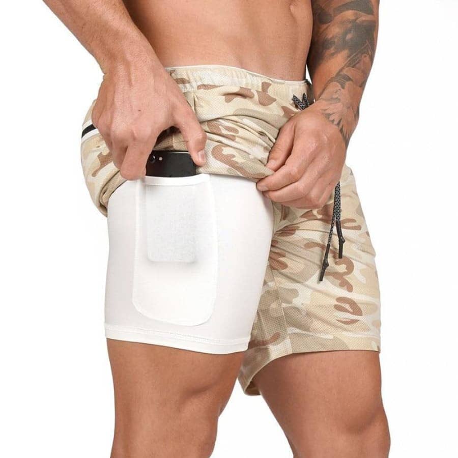 Shorts for Training 2 in 1 Sports Air Effect 673 Direct Offers